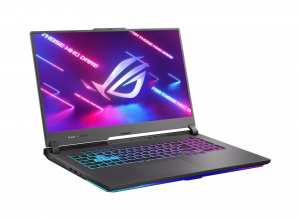 ASUS ROG Strix G17 STRIX-G17-G713PI-LL044W AMD Ryzen™ 9 7845HX Laptop 43.9 cm (17.3") Wide Quad HD 32 GB DDR5-SDRAM 1 TB SSD NVIDIA GeForce RTX 4070 Wi-Fi 6E (802.11ax) Windows 11 Home Grey