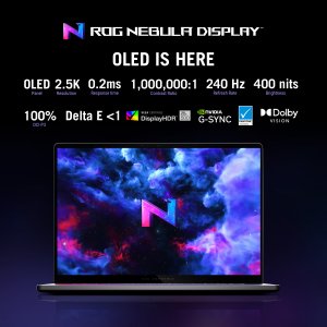 ASUS ROG Zephyrus G16 GU605MI-QR078W Intel Core Ultra 9 185H Laptop 40.6 cm (16") WQXGA 32 GB LPDDR5x-SDRAM 1 TB SSD NVIDIA GeForce RTX 4070 Wi-Fi 6E (802.11ax) Windows 11 Home Grey