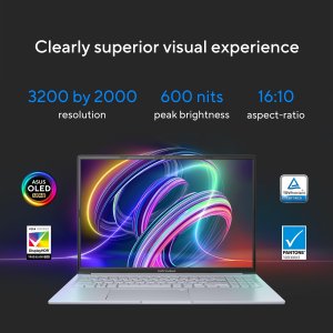 ASUS Vivobook 16X K3605ZV-N1045W Intel® Core™ i7 i7-12650H Laptop 40.6 cm (16") WUXGA 16 GB DDR4-SDRAM 512 GB SSD NVIDIA GeForce RTX 4060 Wi-Fi 6E (802.11ax) Windows 11 Home Silver