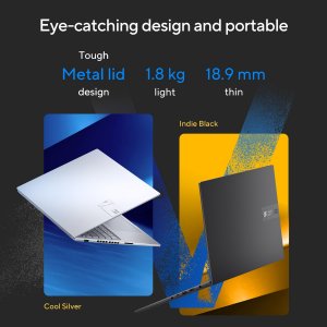 ASUS Vivobook 16X K3605ZV-N1045W Intel® Core™ i7 i7-12650H Laptop 40.6 cm (16") WUXGA 16 GB DDR4-SDRAM 512 GB SSD NVIDIA GeForce RTX 4060 Wi-Fi 6E (802.11ax) Windows 11 Home Silver