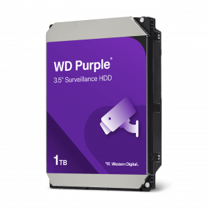 Western Digital Purple internal hard drive 1 TB 5400 RPM 64 MB 3.5″ Serial ATA III