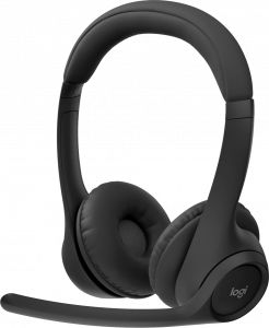 Logitech 981-001451 headphones/headset Wireless Head-band Car/Home office Black