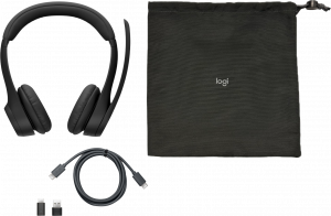 Logitech 981-001451 headphones/headset Wireless Head-band Car/Home office Black