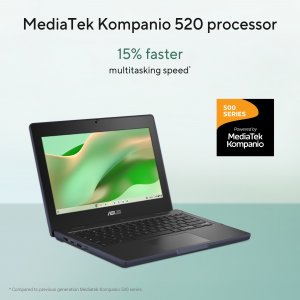 ASUS Chromebook CZ11 CZ1104CM2A-N00033-3Y MediaTek Kompanio 520 29.5 cm (11.6") HD 4 GB LPDDR4x-SDRAM 64 GB eMMC Wi-Fi 6 (802.11ax) ChromeOS Grey