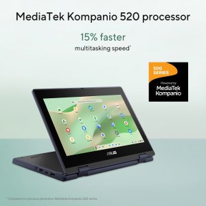 ASUS Chromebook CZ11 Flip CZ1104FM2A-NS0027-3Y MediaTek Kompanio 520 29.5 cm (11.6") Touchscreen HD 4 GB LPDDR4x-SDRAM 64 GB eMMC Wi-Fi 6 (802.11ax) ChromeOS Grey
