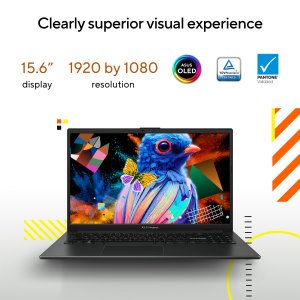 ASUS Vivobook Go 15 OLED E1504FA-L1772W AMD Ryzen™ 5 7520U Laptop 39.6 cm (15.6") Full HD 8 GB LPDDR5-SDRAM 256 GB SSD Wi-Fi 6E (802.11ax) Windows 11 Home in S mode Silver