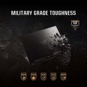 ASUS TUF Gaming A15 FA507NV-LP025W AMD Ryzen™ 5 7535HS Laptop 39.6 cm (15.6") Full HD 16 GB DDR5-SDRAM 512 GB SSD NVIDIA GeForce RTX 4060 Wi-Fi 6 (802.11ax) Windows 11 Home Black, Grey