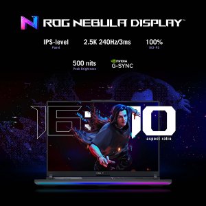 ASUS ROG Strix SCAR 16 G634JZR-N4086W Intel® Core™ i9 i9-14900HX Laptop 40.6 cm (16") WQXGA 32 GB DDR5-SDRAM 2 TB SSD NVIDIA GeForce RTX 4080 Wi-Fi 6E (802.11ax) Windows 11 Home Black