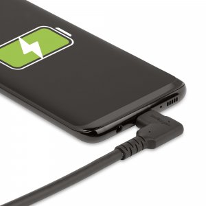 StarTech.com 6.6ft (2m) USB-C Cable, Right-Angled, USB 5Gbps, 100W (5A) Power Delivery, 4K 60Hz DP Alt Mode, Rugged USB C Cord - Thunderbolt Compatible