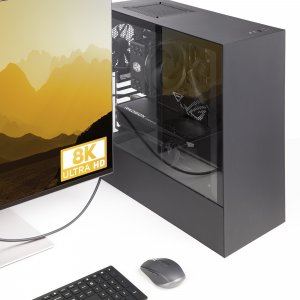 StarTech.com 2m DisplayPort 2.1 Cable, VESA Certified DP40 DisplayPort Cable w/UHBR10/HDR/HDCP 2.2, 8K 60Hz/4K 144Hz w/DSC 1.2a, 40Gbps, DP 2.1 Cable, UHD Monitor Cord, M/M