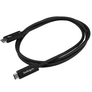 StarTech.com 3 ft. (1 m) Thunderbolt 3 Cable with 100W Power Delivery - 40Gbps