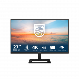 Philips 27E1N1800AE/00 computer monitor 68.6 cm (27") 3840 x 2160 pixels 4K Ultra HD LED Black