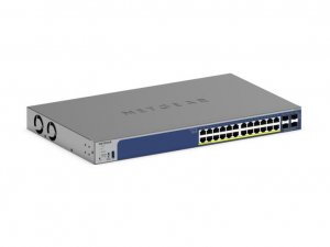 NETGEAR 28-Port PoE Gigabit/10G Stackable Smart Switch (GS728TXP)