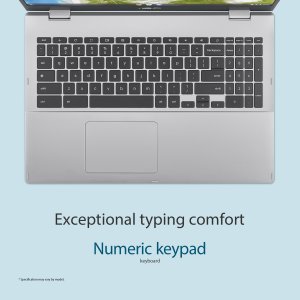 ASUS Chromebook CX1 CX1500CKA-NJ0473 Intel® Pentium® Silver N6000 39.6 cm (15.6") Full HD 8 GB LPDDR4x-SDRAM 128 GB eMMC Wi-Fi 6 (802.11ax) ChromeOS Silver