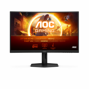 AOC G4 CQ27G4X computer monitor 68.6 cm (27″) 2560 x 1440 pixels Quad HD LCD Black