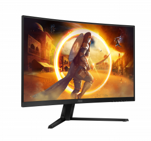 AOC G4 CQ32G4VE computer monitor 81.3 cm (32") 2560 x 1440 pixels Quad HD LCD Black, Grey