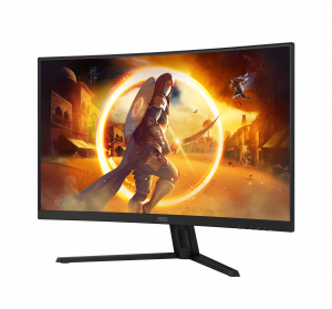 AOC G4 CQ32G4VE computer monitor 81.3 cm (32") 2560 x 1440 pixels Quad HD LCD Black, Grey