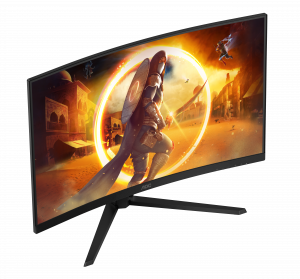 AOC G4 CQ32G4VE computer monitor 81.3 cm (32") 2560 x 1440 pixels Quad HD LCD Black, Grey