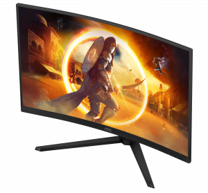 AOC G4 CQ32G4VE computer monitor 81.3 cm (32") 2560 x 1440 pixels Quad HD LCD Black, Grey