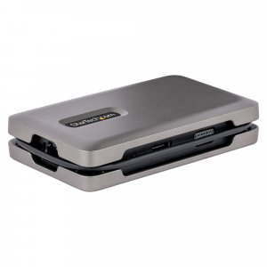 StarTech.com USB-C Dual Monitor Multiport Adapter up to 4K 60Hz USB-C DP Alt Mode Video Output & HDMI 2.0, or 1080p VGA, 100W PD Pass-Through, USB Type C Mini Dock, USB-C Docking Station, MST Hub