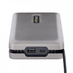 StarTech.com USB-C Dual Monitor Multiport Adapter up to 4K 60Hz USB-C DP Alt Mode Video Output & HDMI 2.0, or 1080p VGA, 100W PD Pass-Through, USB Type C Mini Dock, USB-C Docking Station, MST Hub