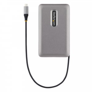 StarTech.com USB-C Dual Monitor Multiport Adapter up to 4K 60Hz USB-C DP Alt Mode Video Output & HDMI 2.0, or 1080p VGA, 100W PD Pass-Through, USB Type C Mini Dock, USB-C Docking Station, MST Hub