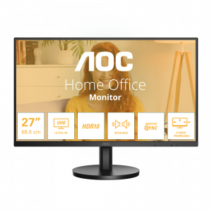 AOC B3 U27B3A computer monitor 68.6 cm (27″) 3840 x 2160 pixels 4K Ultra HD LCD Black