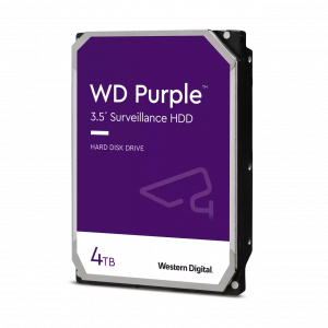 Western Digital Purple internal hard drive 4 TB 5400 RPM 256 MB 3.5″ Serial ATA III