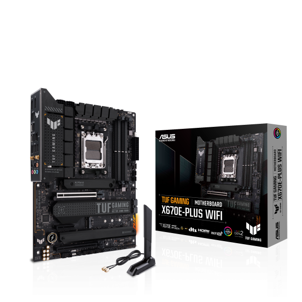ASUS TUF GAMING X670E-PLUS WIFI AMD X670 Socket AM5 ATX