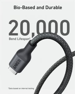 Anker A80F1HV1 USB cable 1.82 m USB C Black, Grey