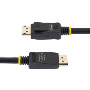 StarTech.com 2m (6.6ft) VESA Certified DisplayPort Cable - 10 Pack - DisplayPort 1.2 Cord with Latches, 4K 60Hz UHD, DP to DP Cable for Monitor, Latching DP Connectors