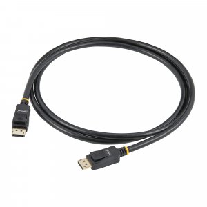 StarTech.com 2m (6.6ft) VESA Certified DisplayPort Cable - 10 Pack - DisplayPort 1.2 Cord with Latches, 4K 60Hz UHD, DP to DP Cable for Monitor, Latching DP Connectors