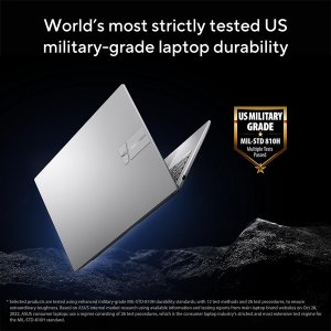 ASUS X1504VA-NJ513W Intel® Core™ i7 i7-1355U Laptop 39.6 cm (15.6") Full HD 16 GB DDR4-SDRAM 1 TB SSD Wi-Fi 6 (802.11ax) Windows 11 Home Silver