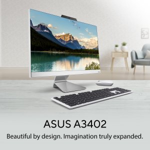 ASUS A3402WVAK-WPC101W Intel® Core™ i5 i5-1335U 60.5 cm (23.8") 1920 x 1080 pixels All-in-One PC 8 GB DDR5-SDRAM 512 GB SSD Windows 11 Home Wi-Fi 6E (802.11ax) White