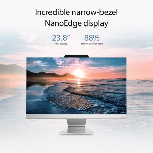 ASUS A3402WVAK-WPC101W Intel® Core™ i5 i5-1335U 60.5 cm (23.8") 1920 x 1080 pixels All-in-One PC 8 GB DDR5-SDRAM 512 GB SSD Windows 11 Home Wi-Fi 6E (802.11ax) White
