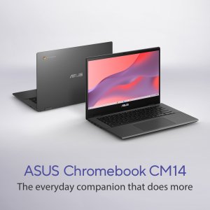 ASUS Chromebook CM14 CM1402CM2A-NK0116 MediaTek Kompanio 520 35.6 cm (14") Full HD 4 GB LPDDR4x-SDRAM 128 GB eMMC Wi-Fi 6 (802.11ax) ChromeOS Grey