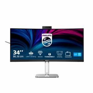 Philips 6000 series 34B2U6603CH/00 computer monitor 86.4 cm (34") 3440 x 1440 pixels Wide Quad HD LCD Grey