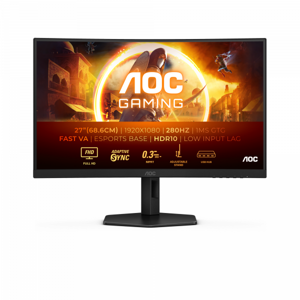 AOC G4 C27G4ZXU computer monitor 68.6 cm (27") 1920 x 1080 pixels Full HD LED Black
