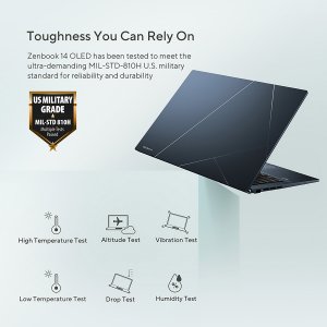 ASUS Zenbook 14 OLED UX3402VA-KM468W Intel® Core™ i5 i5-13500H Laptop 35.6 cm (14") 2.8K 16 GB LPDDR5-SDRAM 512 GB SSD Wi-Fi 6E (802.11ax) Windows 11 Home Silver
