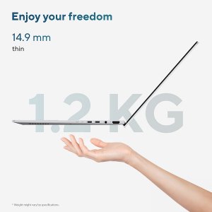 ASUS Zenbook 14 OLED UX3405MA-PZ075W Intel Core Ultra 5 125H Laptop 35.6 cm (14") Touchscreen 3K 16 GB LPDDR5x-SDRAM 512 GB SSD Wi-Fi 6E (802.11ax) Windows 11 Home Blue