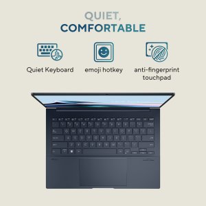 ASUS Zenbook 14 OLED UX3405MA-PZ075W Intel Core Ultra 5 125H Laptop 35.6 cm (14") Touchscreen 3K 16 GB LPDDR5x-SDRAM 512 GB SSD Wi-Fi 6E (802.11ax) Windows 11 Home Blue