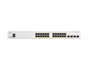 Cisco Catalyst 1200-24P-4X Smart Switch, 24 Port GE, PoE, 4x10GE SFP+, Limited Lifetime Protection (C1200-24P-4X)