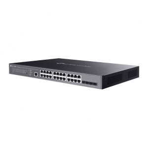 TP-Link Omada SG3428XMPP network switch Managed L2+ Gigabit Ethernet (10/100/1000) Power over Ethernet (PoE) 1U Black