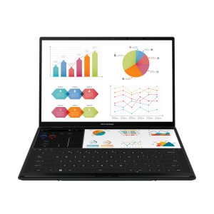 ASUS Zenbook Duo UX8406MA-PZ442X Intel Core Ultra 9 185H Hybrid (2-in-1) 35.6 cm (14") Touchscreen 3K 32 GB LPDDR5x-SDRAM 2 TB SSD Wi-Fi 6E (802.11ax) Windows 11 Pro Grey