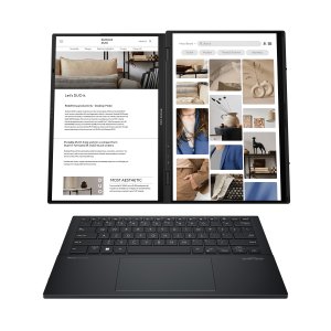 ASUS Zenbook Duo UX8406MA-PZ442X Intel Core Ultra 9 185H Hybrid (2-in-1) 35.6 cm (14") Touchscreen 3K 32 GB LPDDR5x-SDRAM 2 TB SSD Wi-Fi 6E (802.11ax) Windows 11 Pro Grey