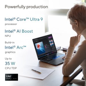 ASUS Zenbook Duo UX8406MA-PZ442X Intel Core Ultra 9 185H Hybrid (2-in-1) 35.6 cm (14") Touchscreen 3K 32 GB LPDDR5x-SDRAM 2 TB SSD Wi-Fi 6E (802.11ax) Windows 11 Pro Grey