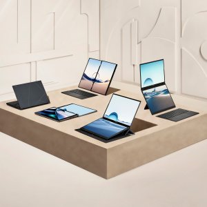 ASUS Zenbook Duo UX8406MA-PZ442X Intel Core Ultra 9 185H Hybrid (2-in-1) 35.6 cm (14") Touchscreen 3K 32 GB LPDDR5x-SDRAM 2 TB SSD Wi-Fi 6E (802.11ax) Windows 11 Pro Grey