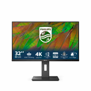 Philips 3000 series 32B1U3900/00 computer monitor 80 cm (31.5") 3840 x 2160 pixels 4K Ultra HD LCD Black