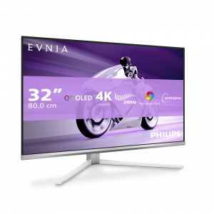 Philips Evnia 8000 32M2N8900/00 computer monitor 80 cm (31.5") 3840 x 2160 pixels 4K Ultra HD QD-OLED White