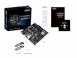 ASUS PRIME A520M-A II/CSM AMD A520 Socket AM4 micro ATX